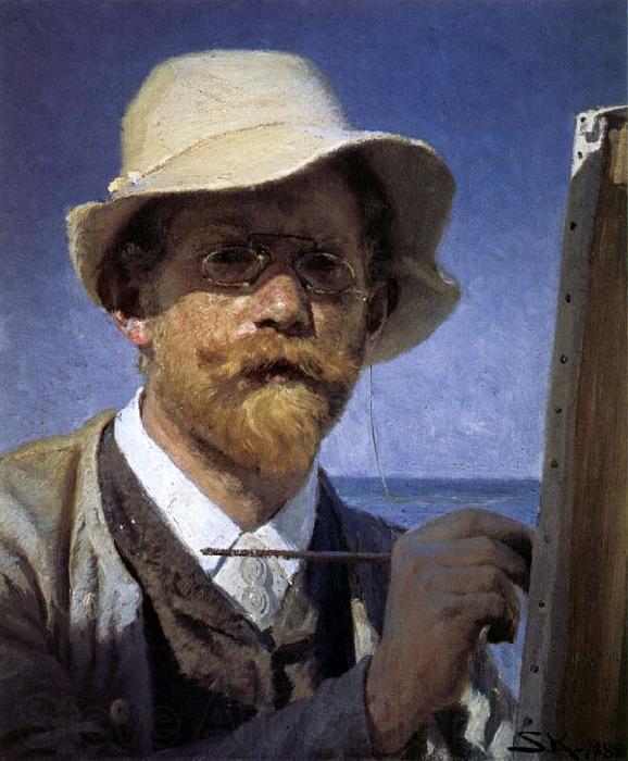 Peder Severin Kroyer Self-Portrait Germany oil painting art